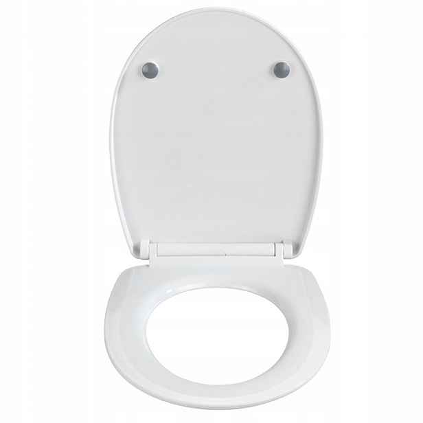 Pomalu Padající Wc Sedátko Plast 45 X 36,5 CM Bílé
