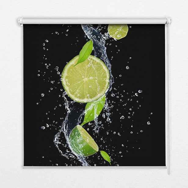 TULUP VNITŘNÍ roleta - okenní roleta - roleta - 60x140 cm - Vápno padající do vody
