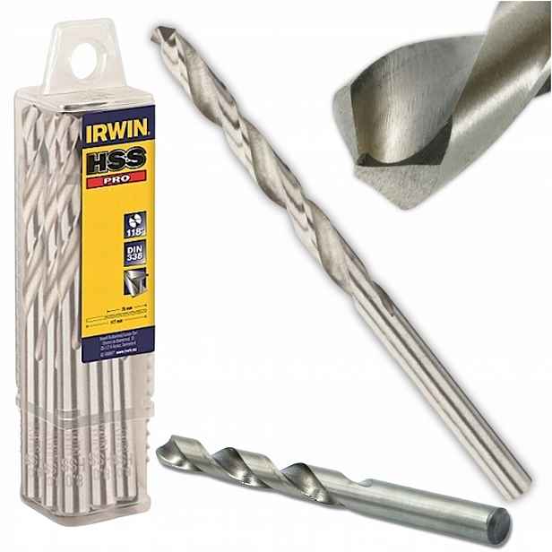 Irwin Vrták do kovu z litiny a plastu 12,5 mm Hss Pro DIN338 5ks