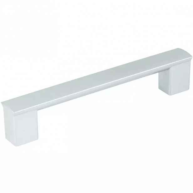 Nábytková úchytka Porta 128 mm plast stříbrná