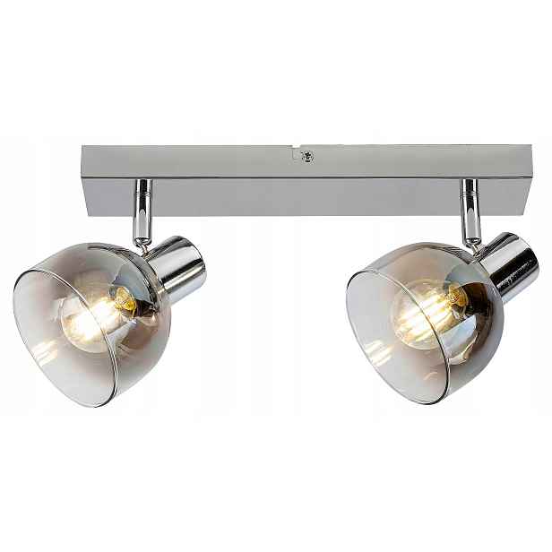 Stropní svítidlo chrom kouřové sklo E14 2x40W Tarien 3249 Rabalux