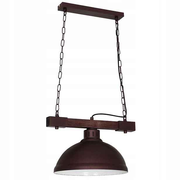 Závěsná lampa na dřevěném trámu Hakon 9038 Luminex