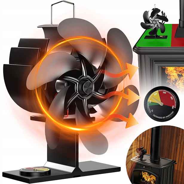 Krbový Ventilátor, Termoelektrický Ventilátor Napájený Teplem, Tlumený