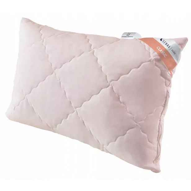 Antialergický polštář 50x60 Comfort Classic růžová se zapínáním na zip