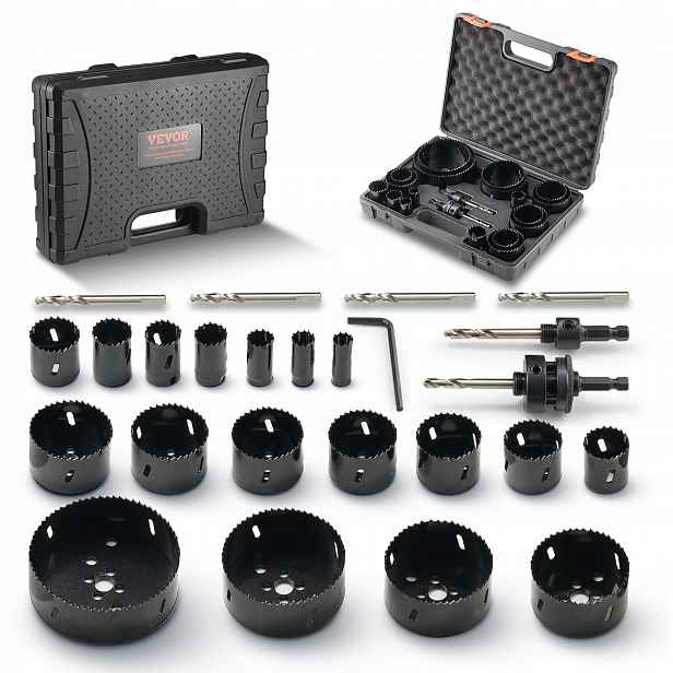 Korunka na kov děrovačky 18ks M42 bimetal 19-114 mm sada kufrů
