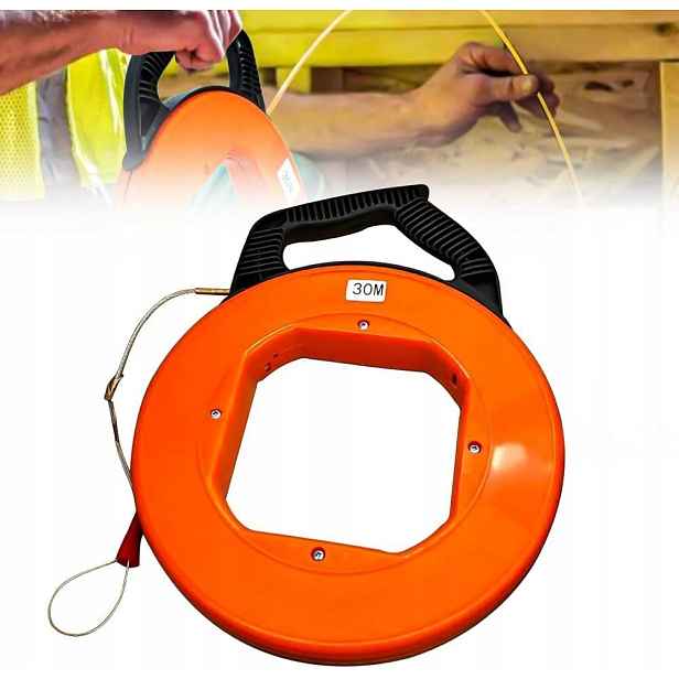 Vzdálený lanový naviják se sklolaminátovou kazetou 30 m, nový