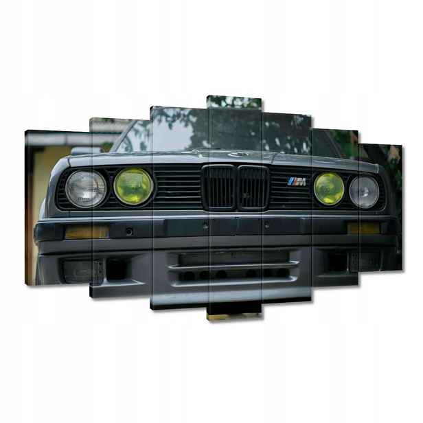 Obrazy 140x80 Šedé auto Bmw