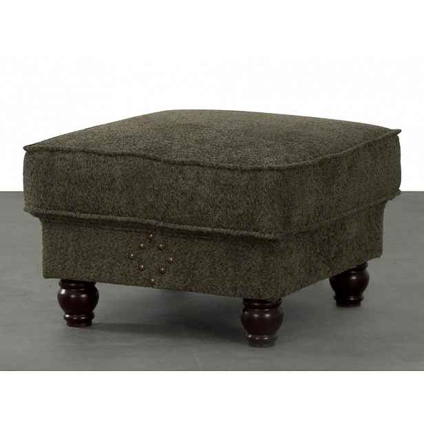 Taburet Carlos, zelená strukturovaná látka