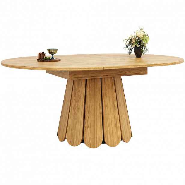 Urban Meuble JÍDELNÍ STŮL rozkládací 118-158 cm, vintage dekor dřeva