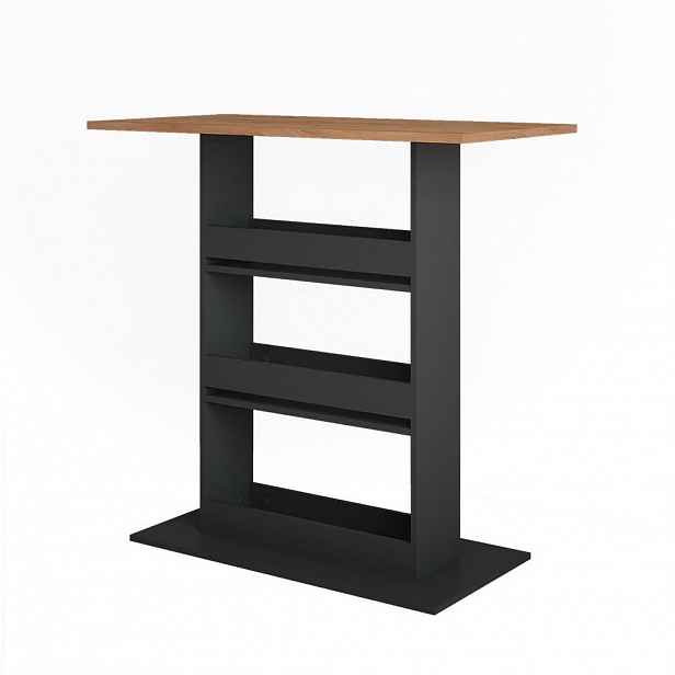 Vicco BAROVÝ STŮL Repose Zlatý dub power/antracit 110 x 55 cm