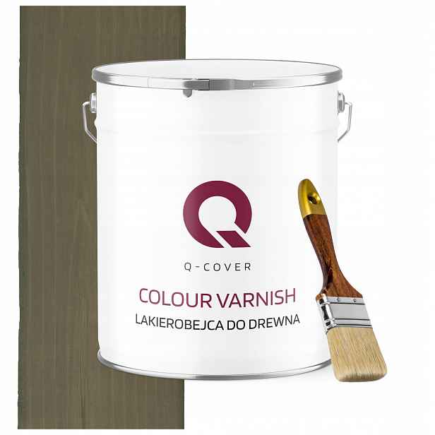 Lakovník Na Dřevěné Prvky Uv 3V1 Šedý Hnědý Polomat 5L Dárek