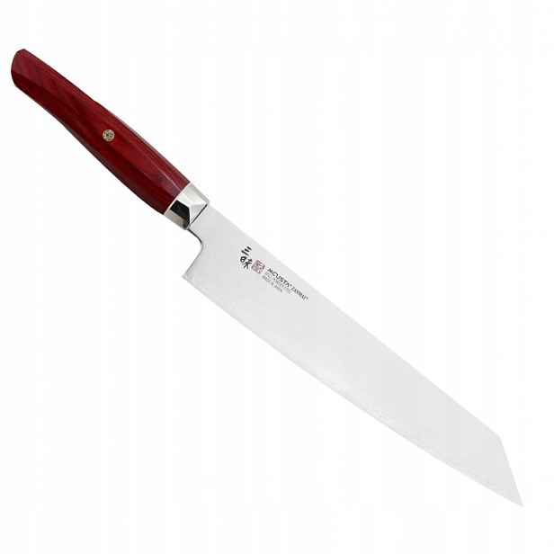 Mcusta Zanmai Red Revolution SPG2 Japonský Nůž Kucheny Kiritsuke Gyuto 23 cm