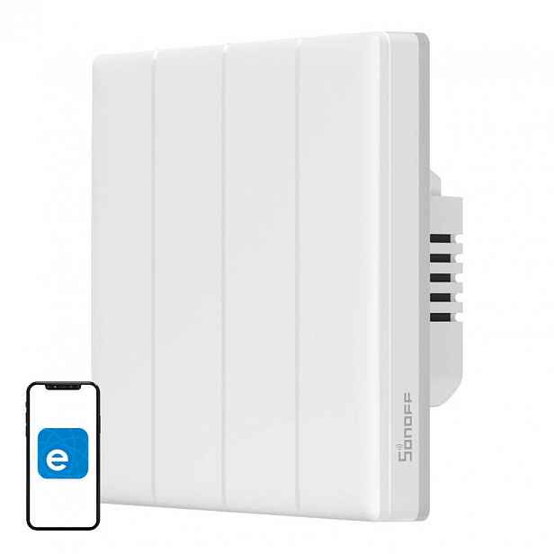 Vypínač světla Sonoff Tx T5 4C Wi-Fi 4-kanálový