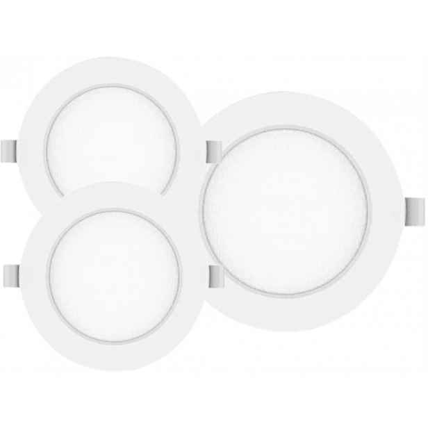 3x Lampička Panel Stropní Svítidlo Stropní Led 12W Objímka 3000K pro závěsný strop