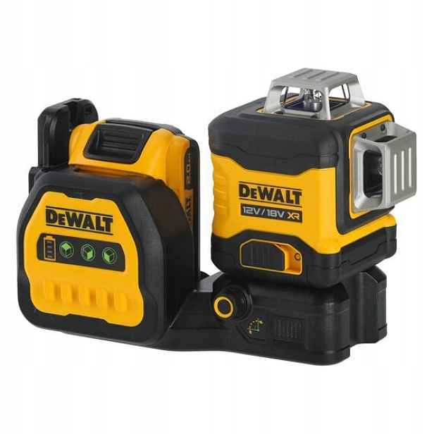 DeWalt DCE089D1G18 laser Multi Line zelený 3*360°, 18V/2Ah, Tstak