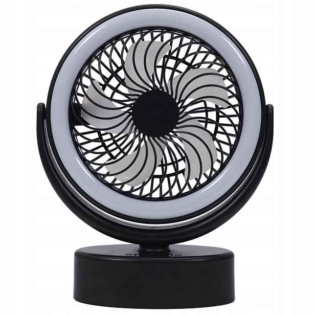 Cmp VE6066 Závěsný ventilátor s Led osvětlením Usb, černý
