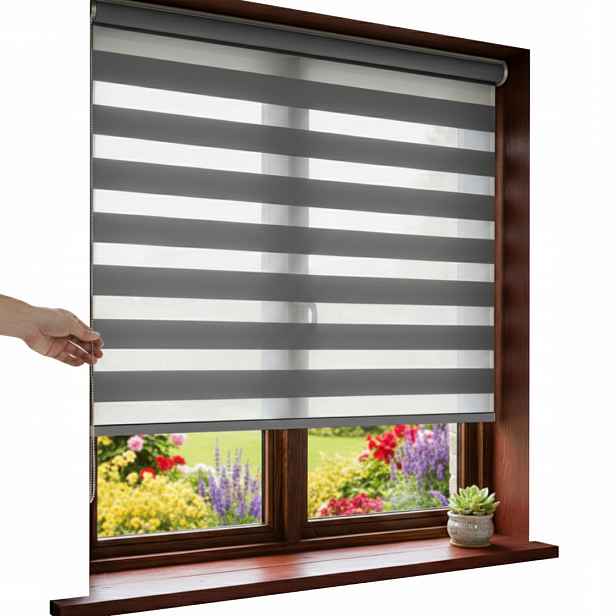 Nástěnná Roleta Den Noc fi 25 mm Tkaniny Prestige Na Míru 120 x 180 cm