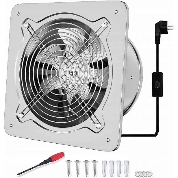 Odtahový ventilátor FanGoFast 150 mm do koupelny, výkon 525 m³/h
