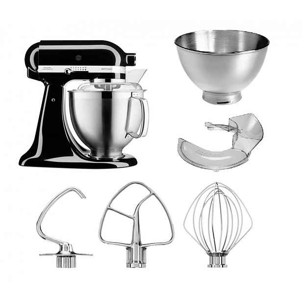 KitchenAid - Kuchyňský robot Artisan, 300 W, černá 5KSM185PSEOB