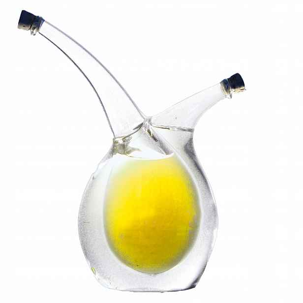 Láhev na olej a ocet 200 ml, výška 20 cm