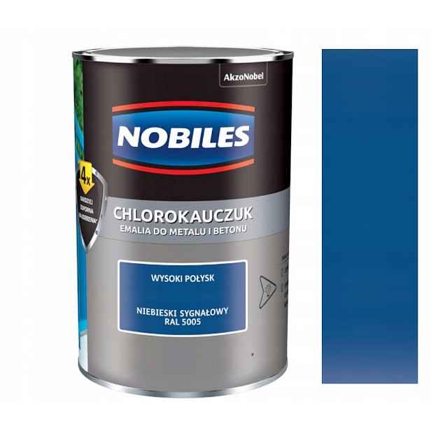 Nobiles Chlorkaučuková Barva 5L Modrá Signalizační Ral 5005