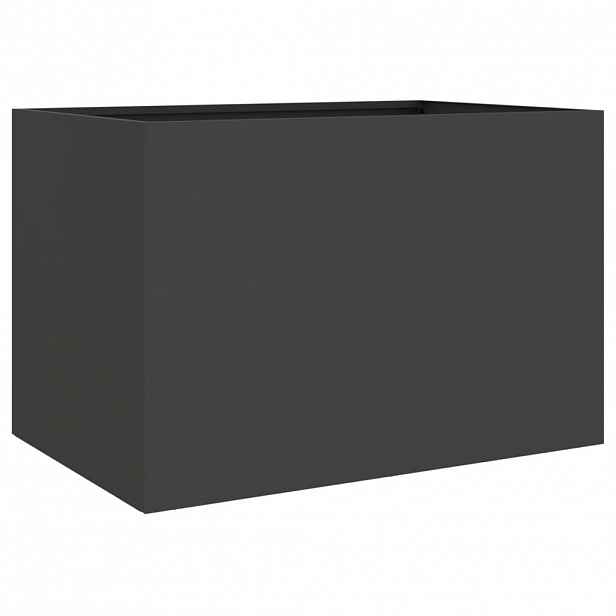 vidaXL Truhlík černý 62 x 40 x 39 cm ocel